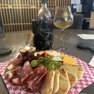 Tangled Love Wine and Charcuterie Board