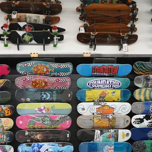 skateboards and longboards