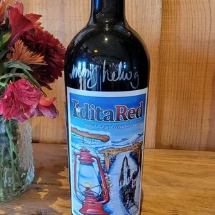 Signed bottle