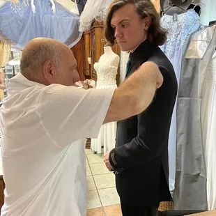 The story of the pocket square. Corners up means you are available. Bottom of square up means you are taken !