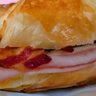 The breakfast croissant is now $3.99 but it&apos;s still delicious. 8/2021