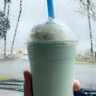 Honeydew boba