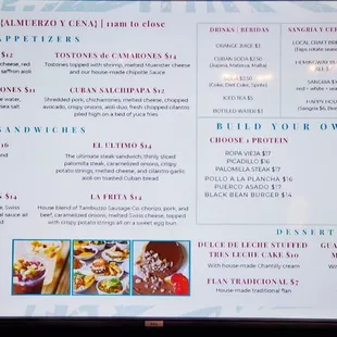 Menu September 2021
