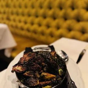 Charred Brussel sprouts