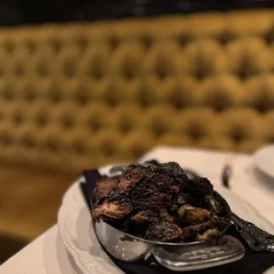 Charred Brussel sprouts