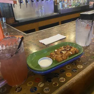 Cardiac sticks / Barbie pitcher with edible glitter