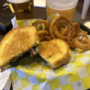 Crabby grilled cheese