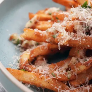 Belgian Fries with Garlic Parmesan