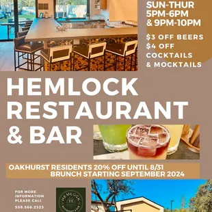 Happy Hour and Locals Special 20% off
