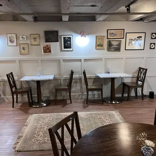 Downstairs (mainly overflow or for working)