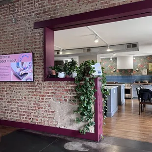 Peeking into the kitchen for their cooking classes