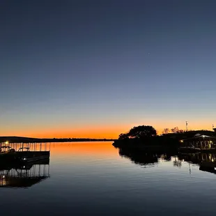 This is from the back patio area near the lake's edge