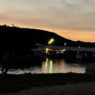 The view from outside seating &amp; patio! Nice way to end a great meal!