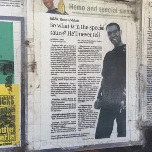 Hemo and his legendary sauce