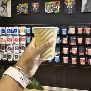 My complimentary tea