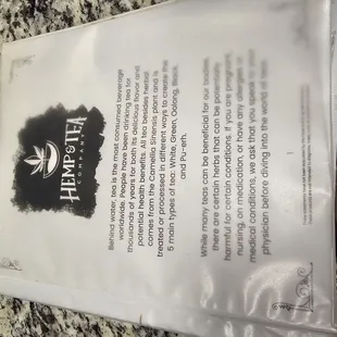 This had all the teas/ herbs that they offer