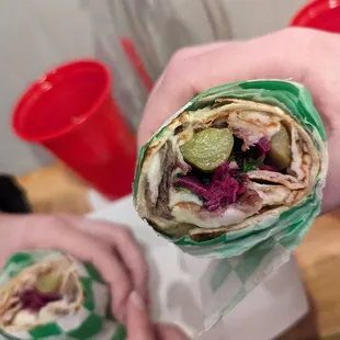 food, burritos and wraps