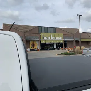 the front of the store