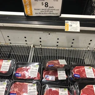 Special on meat