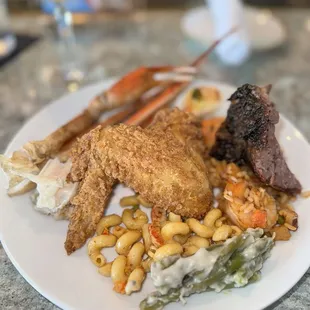 Little bit of this and that off the brunch buffet