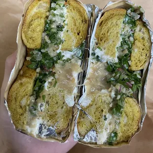 Bagel Levantine Sandwich