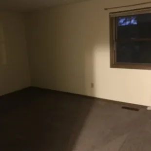 1 of 2 bedrooms. It's really big. Can't tell in photo but both bedrooms have nice size closets