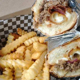 The Buccaneer with fries