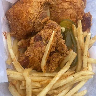 fish and chips, food