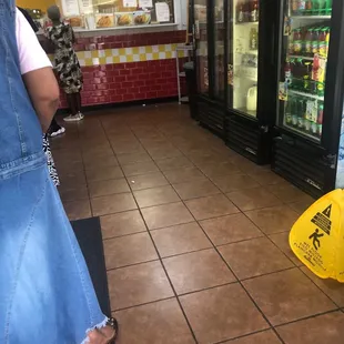 Line to the door