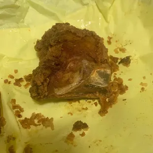 Old dried up chicken.