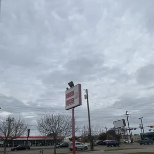 a view of the outside of a restaurant