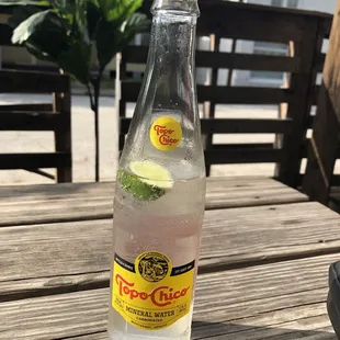 Topo Chico with Lime