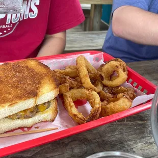 Patty Melt Onion Rings