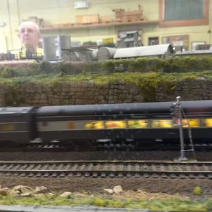 Lights and passengers whizzing by!