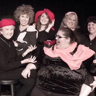 The cast of Love, Lost and What I Wore--the opening show of 2018.