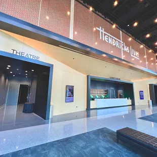 a view of the whole lobby from the east corner