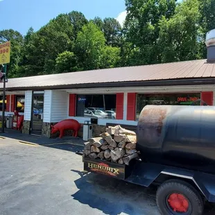 the outside of the restaurant