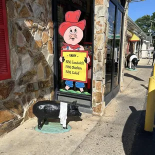 Welcome sign on door