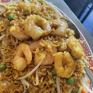 Shrimp fried rice.