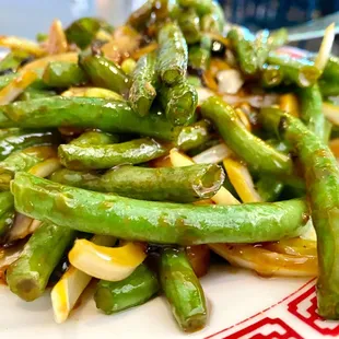 Green beans black bean sauce