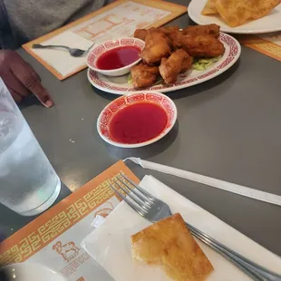 Fried chicken appetizer