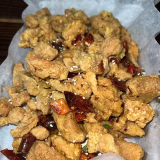 Spicy Popcorn Chicken-