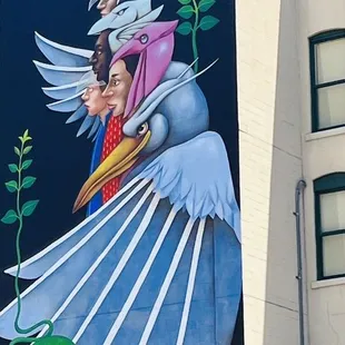 Mural on building