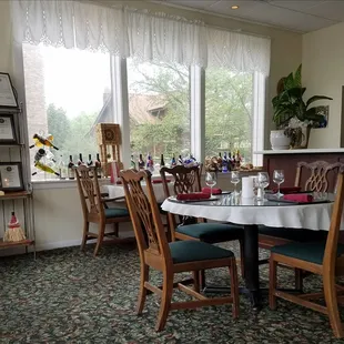 One of the dining rooms.