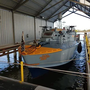 Rebuilt WWII PT Boat on Lake Ponchartrain.