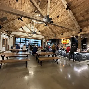 the inside of the restaurant