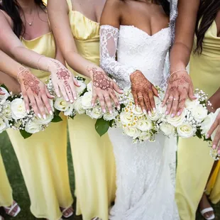 All my bridesmaids truly loved their henna and loved Amanda too!!