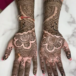 Bridal henna