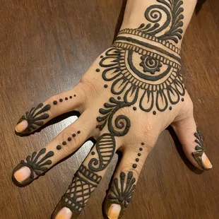 Party henna design