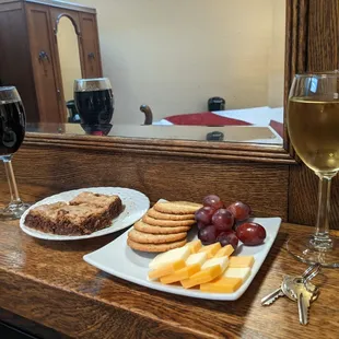 Wine and cheese hour is best hour